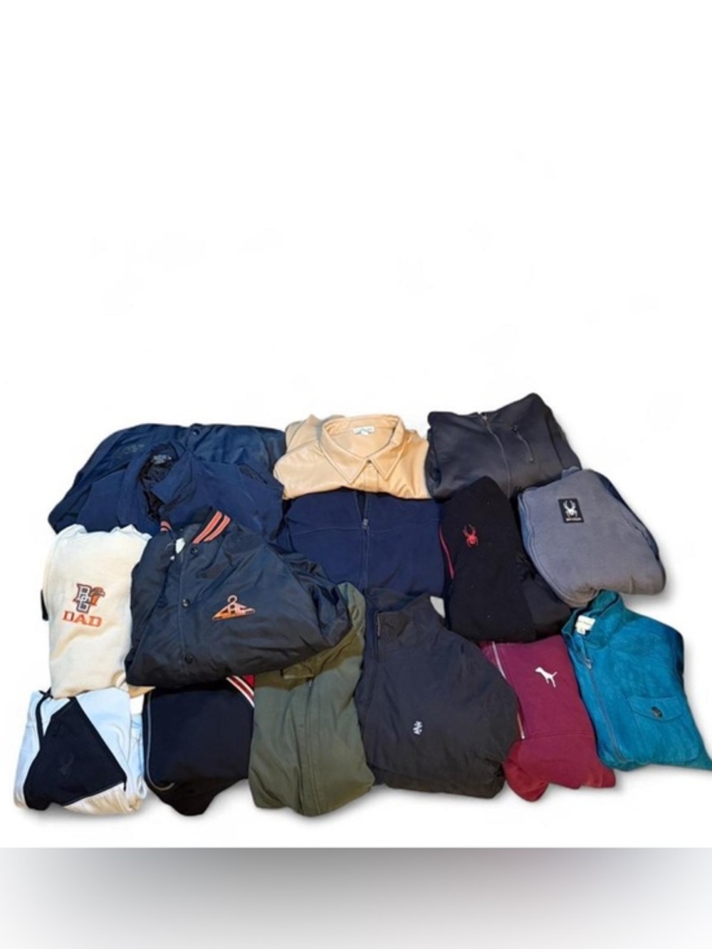 Summer ClearOut Jackets/Quarter zips/ button ups/Trench Coats/ Varsity Bundle
